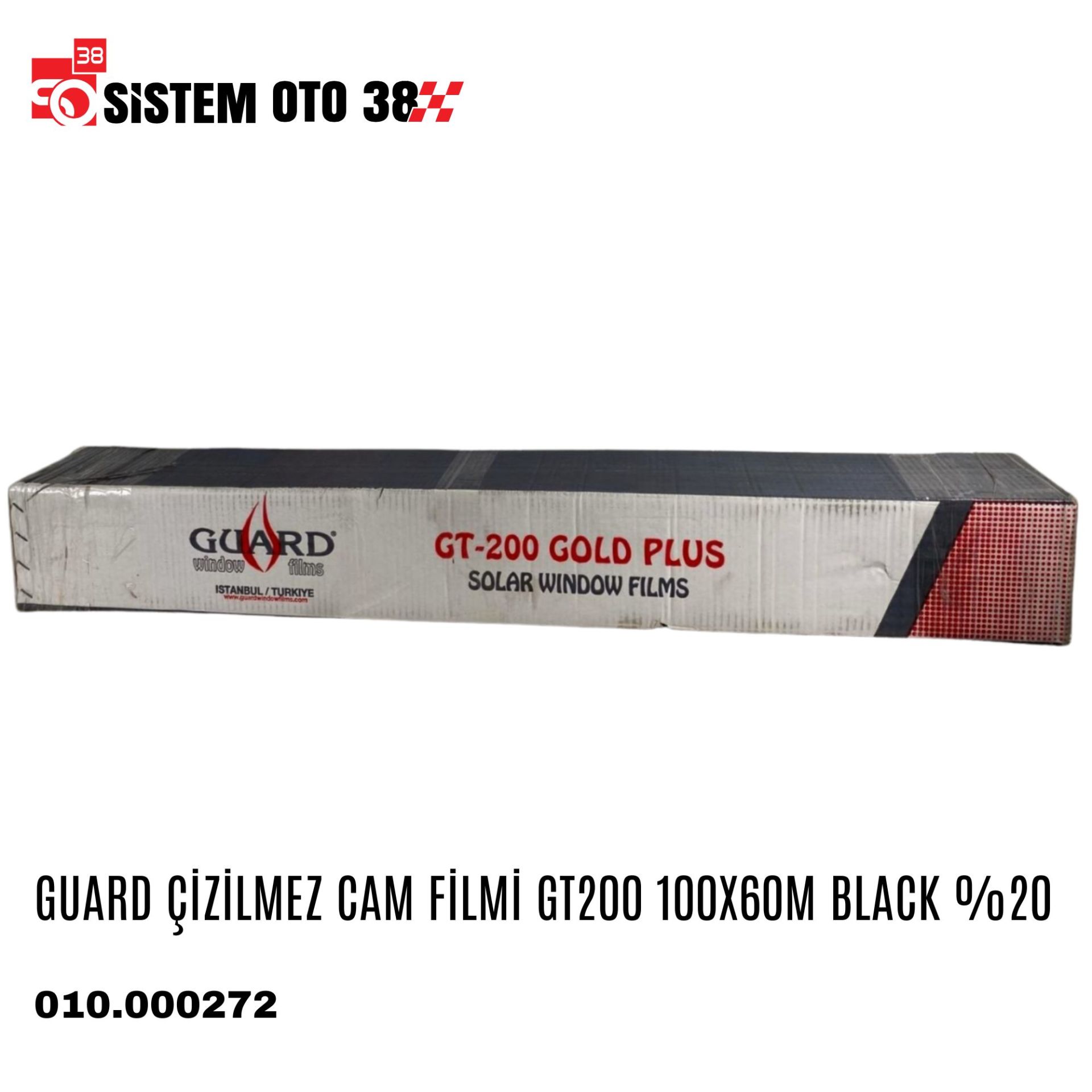 GUARD ÇİZİLMEZ CAM FİLMİ GT200 100X60M BLACK %20 | | CAM FİLMLERİ