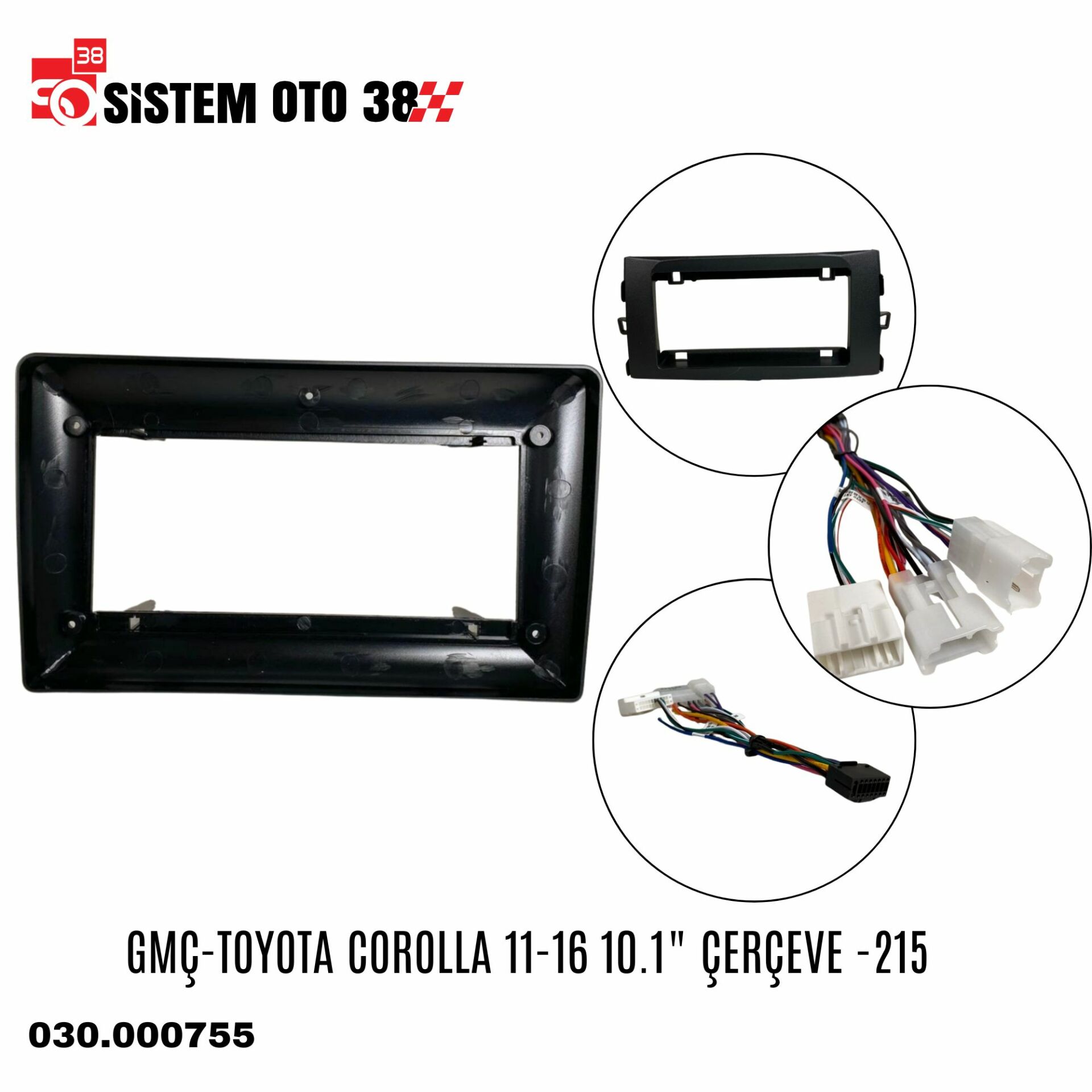 GMÇ-TOYOTA COROLLA 11-16 9'' ÇERÇEVE -215 | | MULTİMEDYALAR