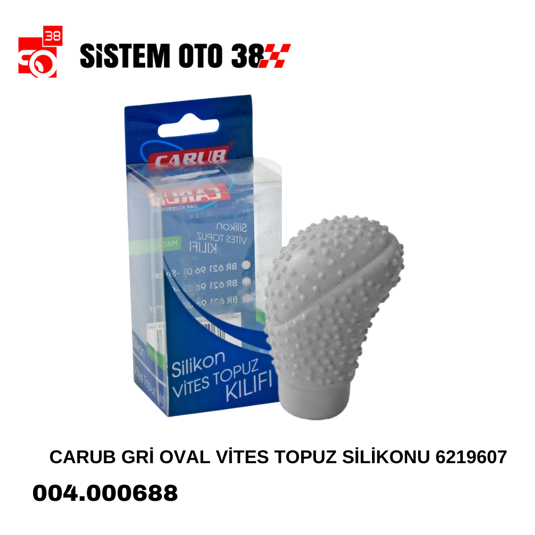 CARUB GRİ OVAL VİTES TOPUZ SİLİKONU 6219607 | | ARAÇ İÇİ AKSESUARLAR