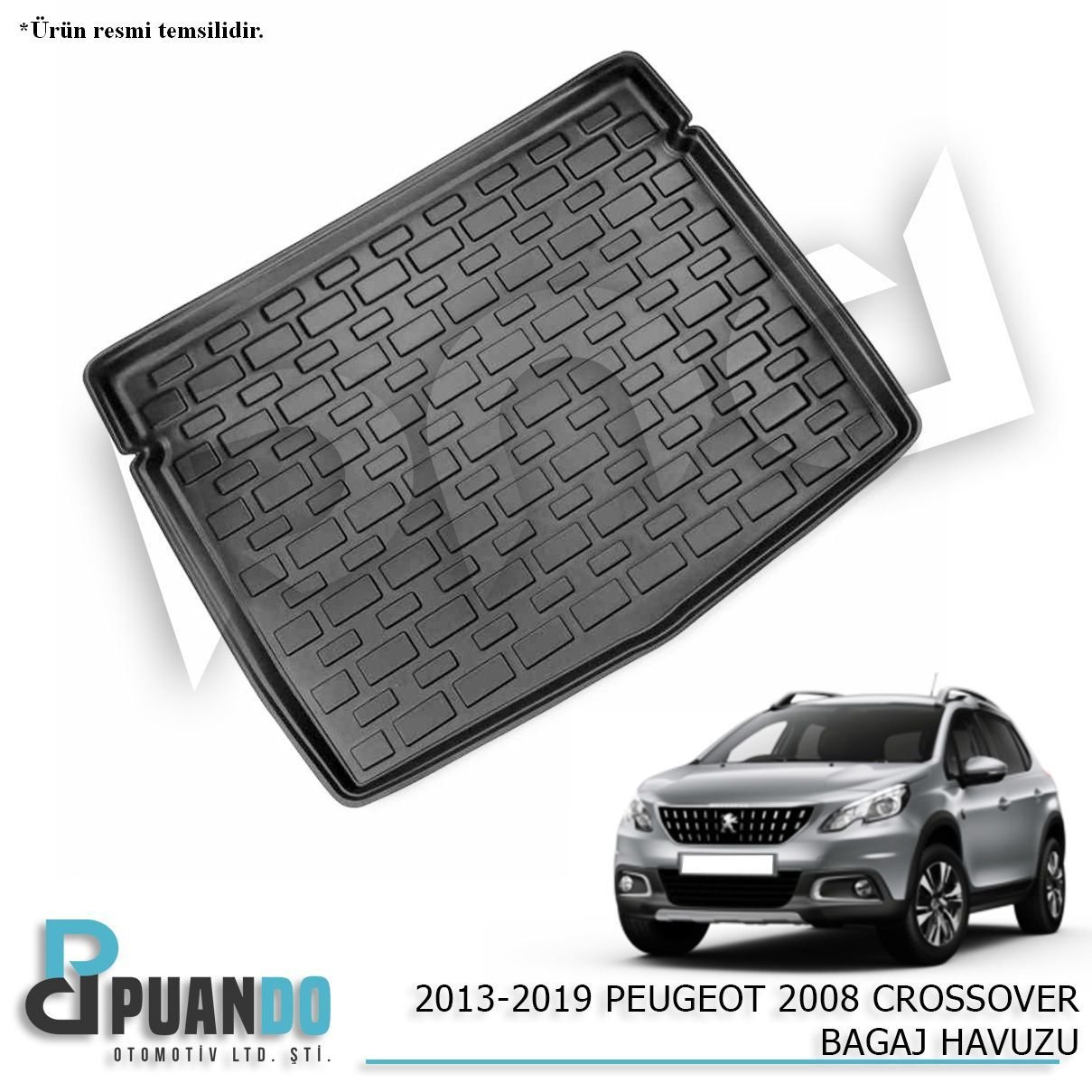 2013-2019 PEUGEOT 2008 CROSSOVER BAGAJ HAVUZU