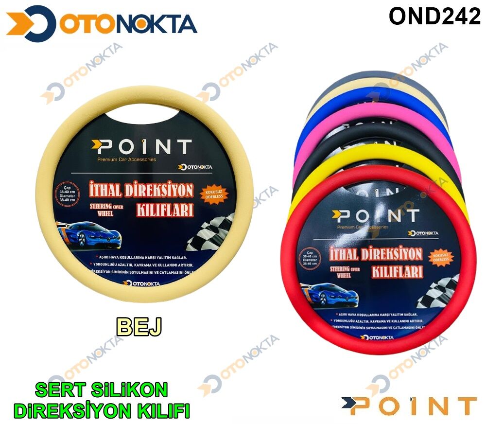 DIREKSIYON KILIFI LUKS KOKUSUZ SERT SILIKON BEJ