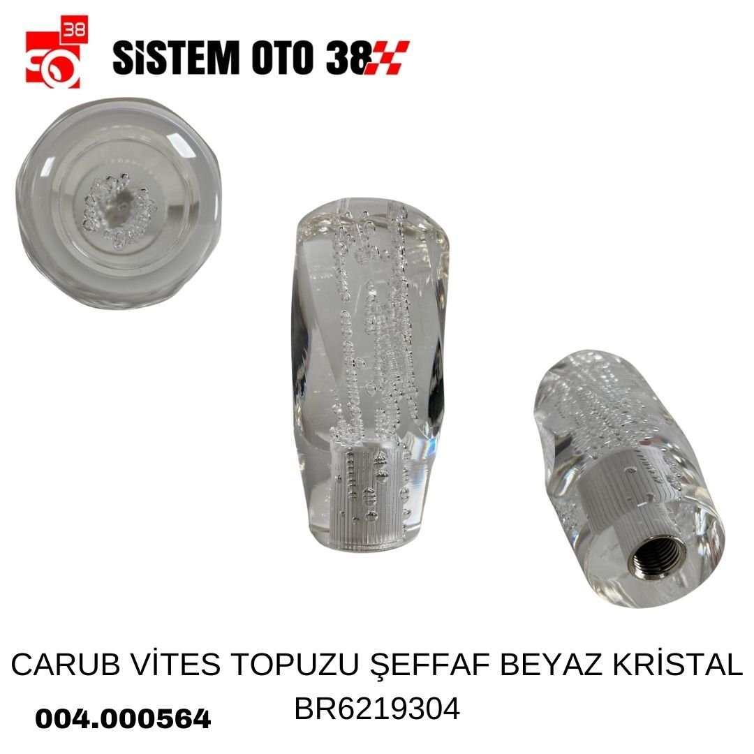 CARUB VİTES TOPUZU ŞEFFAF BEYAZ KRİSTAL BR6219304 | | ARAÇ İÇİ AKSESUARLAR