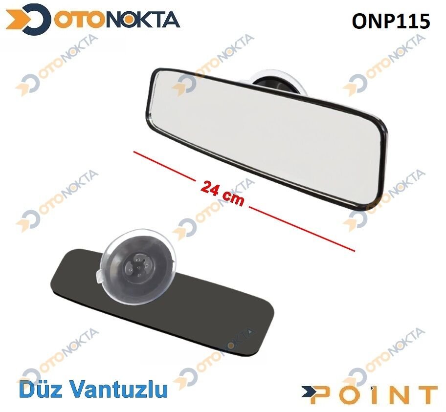 AYNA IC VANTUZLU 24 CM SIYAH ITHAL