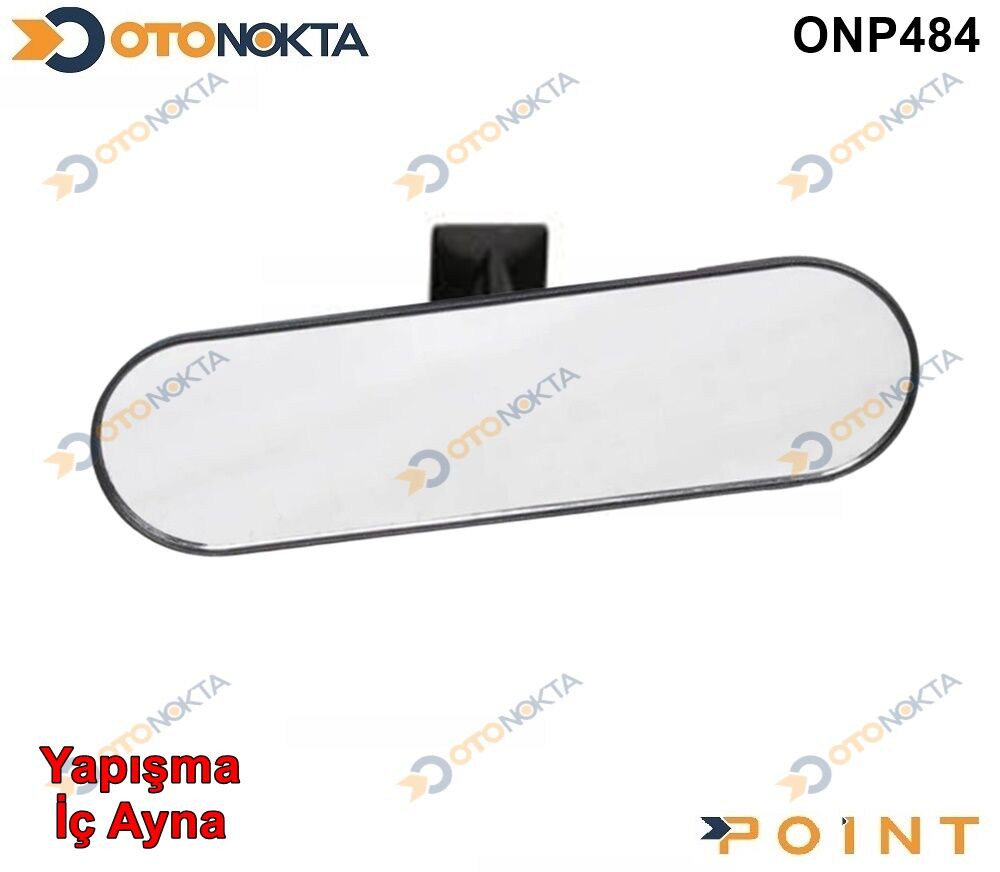 AYNA IC YAPISMALI OVAL 270 MM SIYAH ITHAL POINT