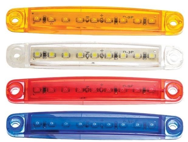 PARMAK LAMBA 9 LEDLİ KIRMIZI 12V-24V | EMİR