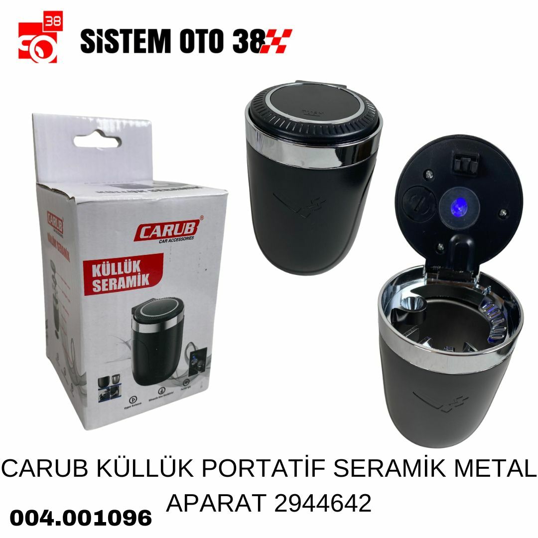 CARUB KÜLLÜK PORTATİF SERAMİK METAL APARAT 2944642 | | ARAÇ İÇİ AKSESUARLAR