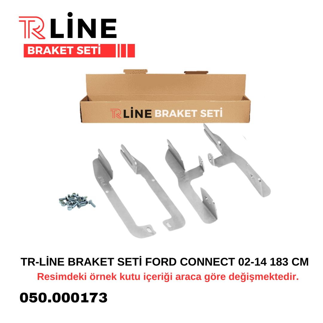TR-LİNE BRAKET SETİ FORD CONNECT 02-14 183 CM | | YAN BASAMAK VE TAVAN BAR
