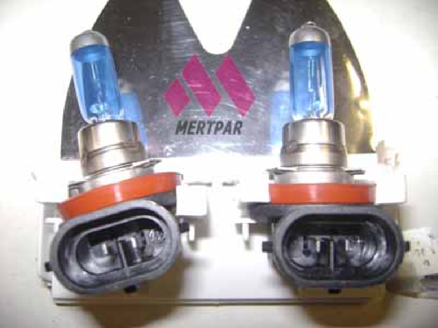 AMPUL>(2Lİ)H11 PİPO(H) 100W BEYAZ IŞIK 12V SL3507