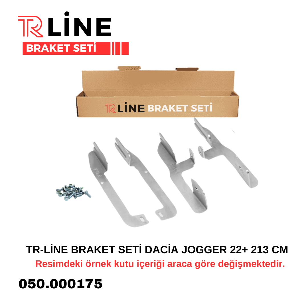 TR-LİNE BRAKET SETİ DACİA JOGGER 22+ 213 CM | | YAN BASAMAK VE TAVAN BAR