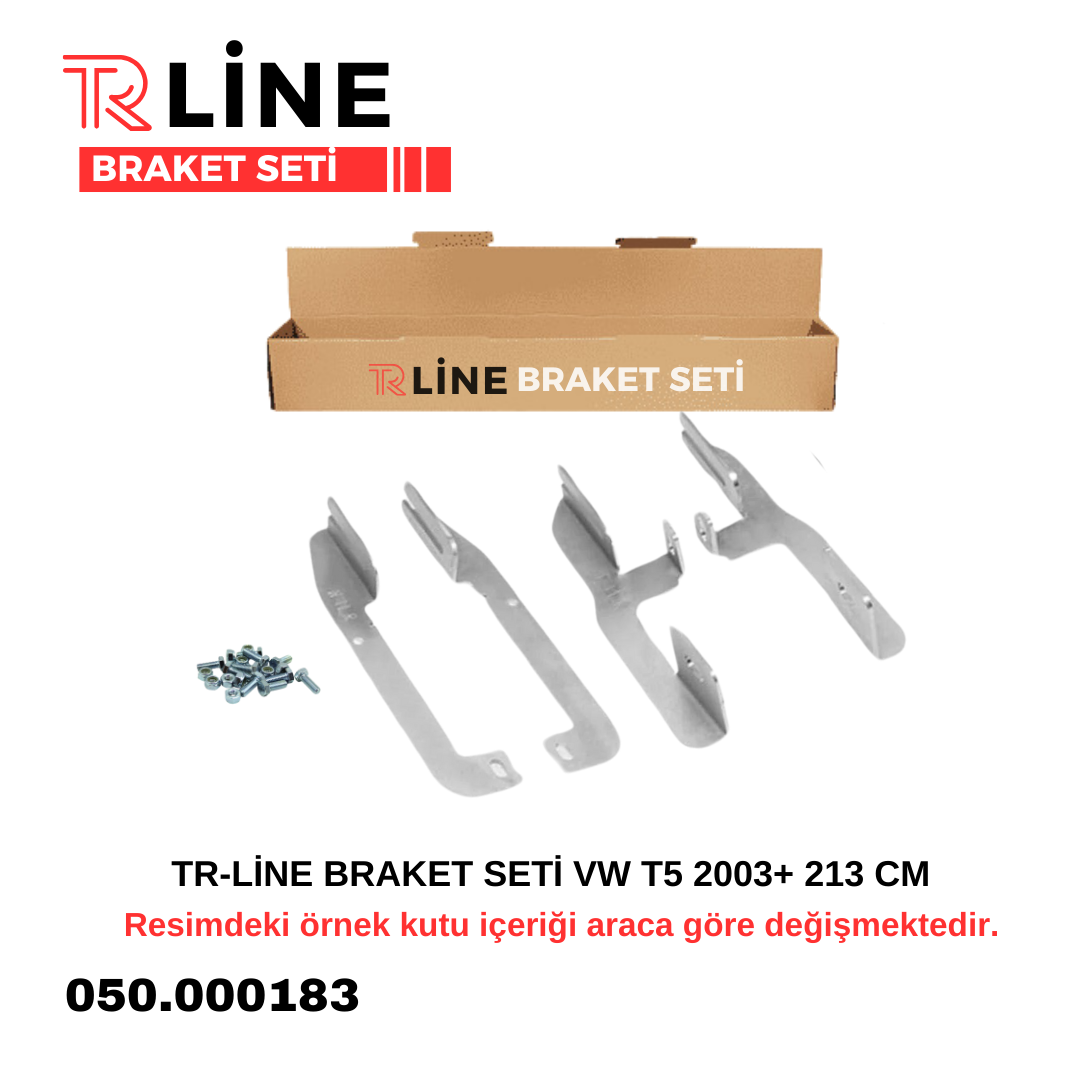 TR-LİNE BRAKET SETİ VW T5 2003+ 213 CM | | YAN BASAMAK VE TAVAN BAR
