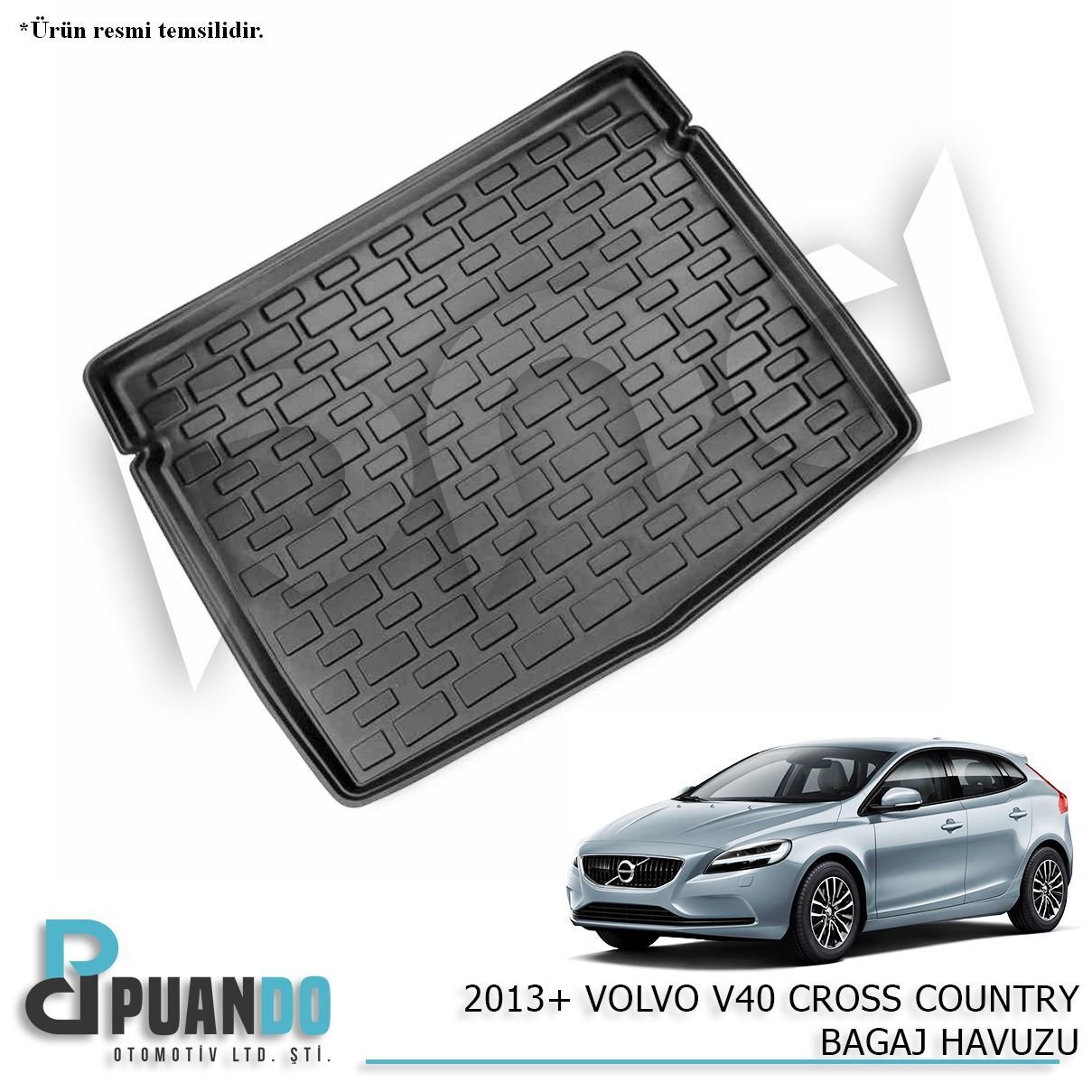 2013+ VOLVO V40 CROSS COUNTRY BAGAJ HAVUZU