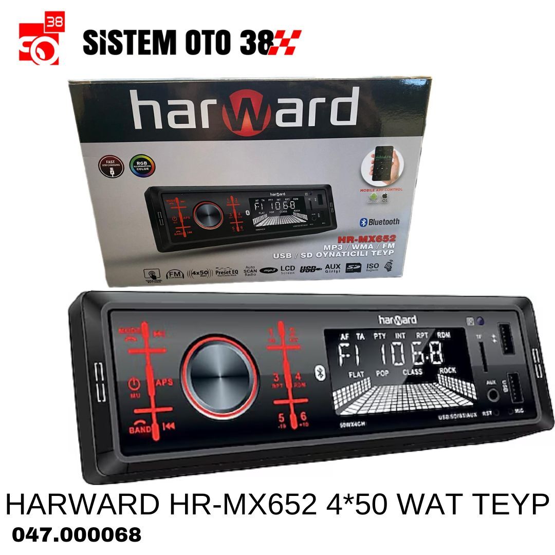 HARWARD HR-MX652 4*50 WAT TEYP | | TEYPLER