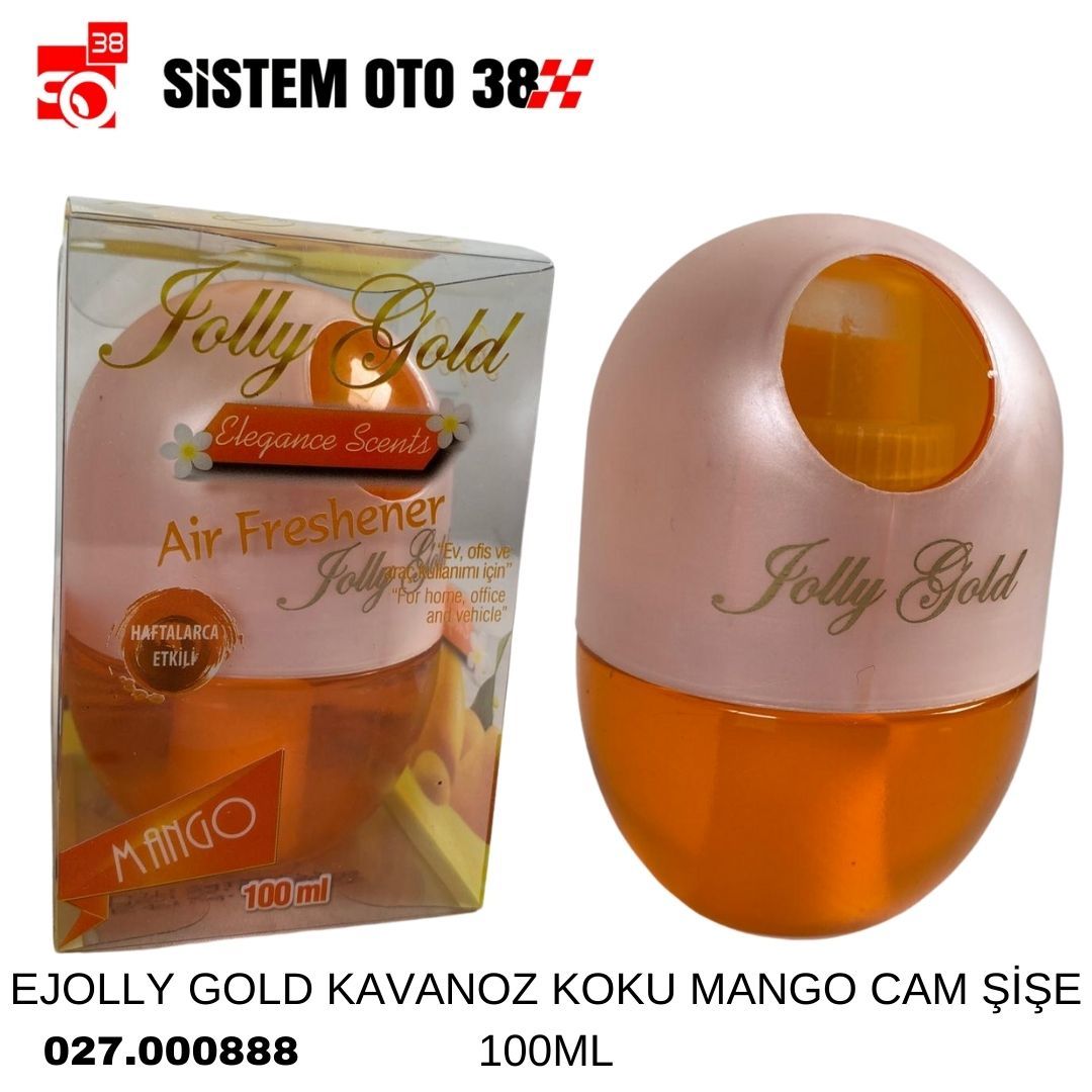 EJOLLY GOLD KAVANOZ KOKU MANGO CAM ŞİŞE 100ML | | KOZMETİK GRUBU