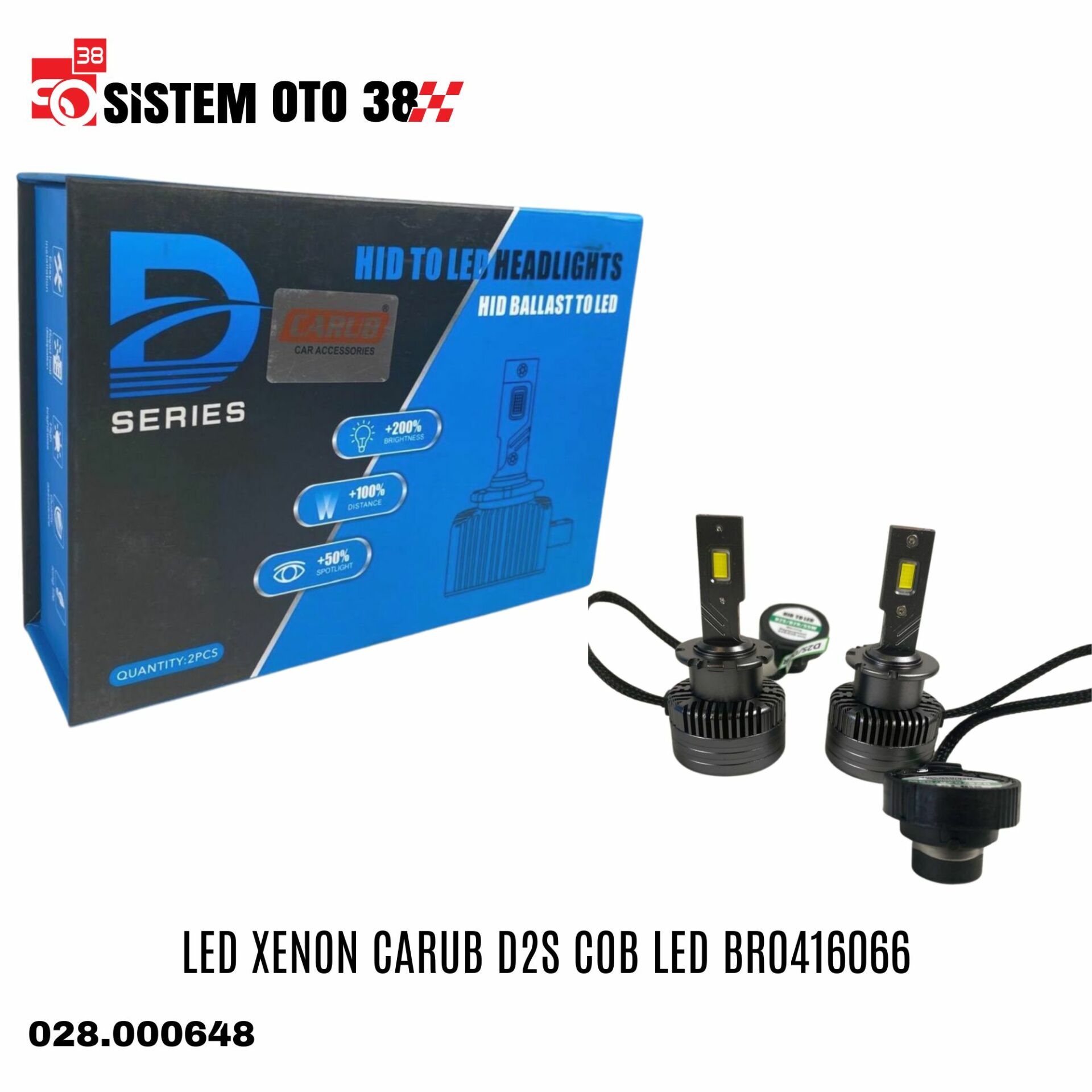 LED XENON CARUB D2S COB LED BR0416066 | | LED XENON