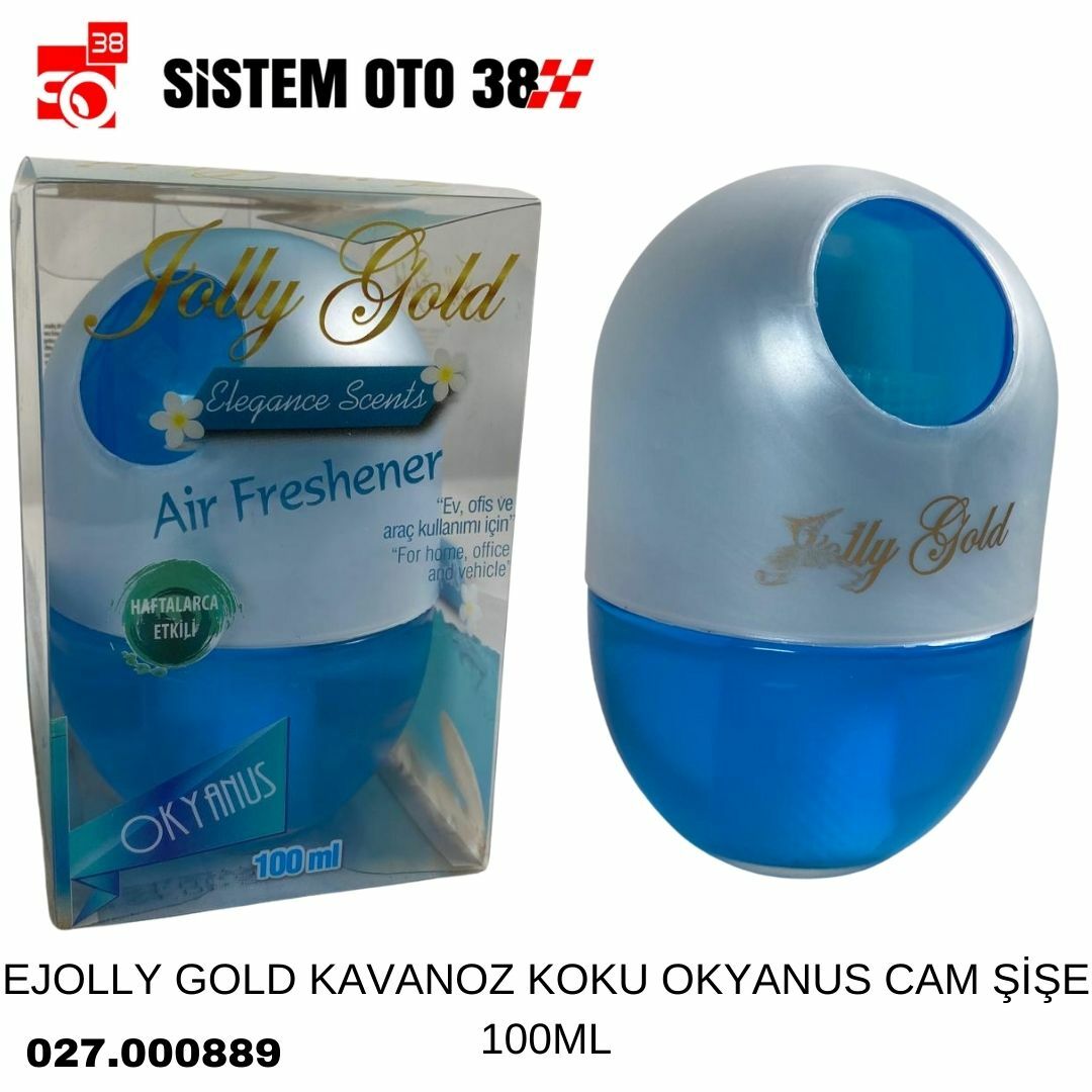 EJOLLY GOLD KAVANOZ KOKU OKYANUS CAM ŞİŞE 100ML | | KOZMETİK GRUBU