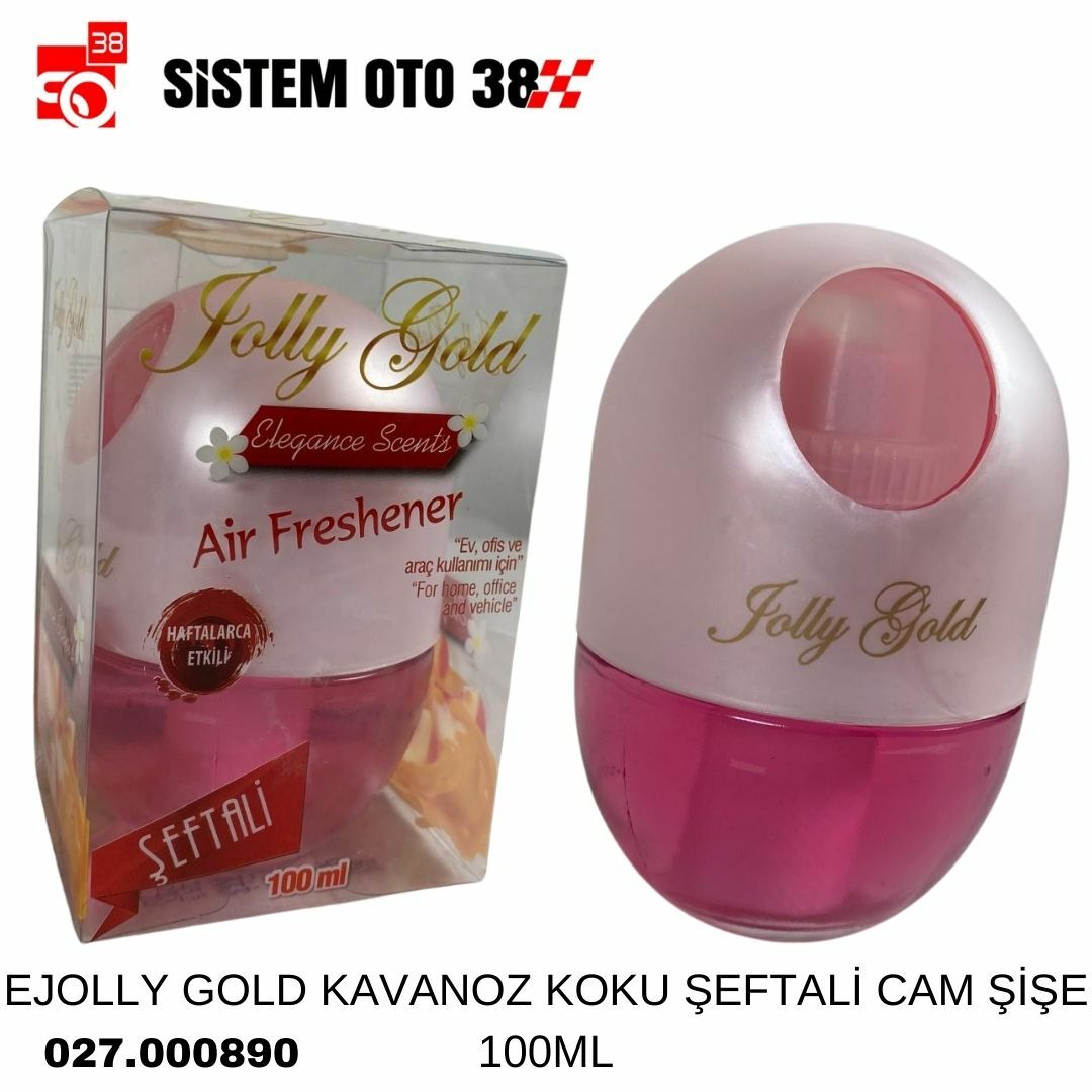 EJOLLY GOLD KAVANOZ KOKU ŞEFTALİ CAM ŞİŞE 100ML | | KOZMETİK GRUBU