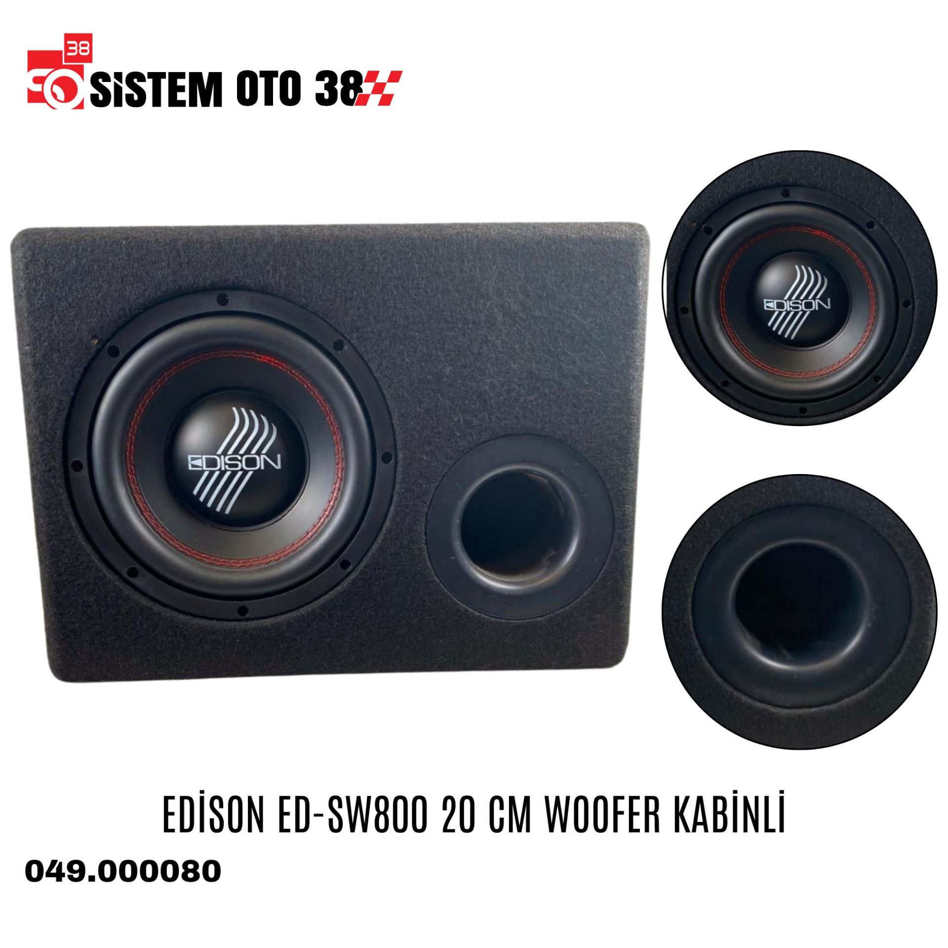 EDİSON ED-SW800 20 CM WOOFER KABİNLİ | | WOOFERLAR