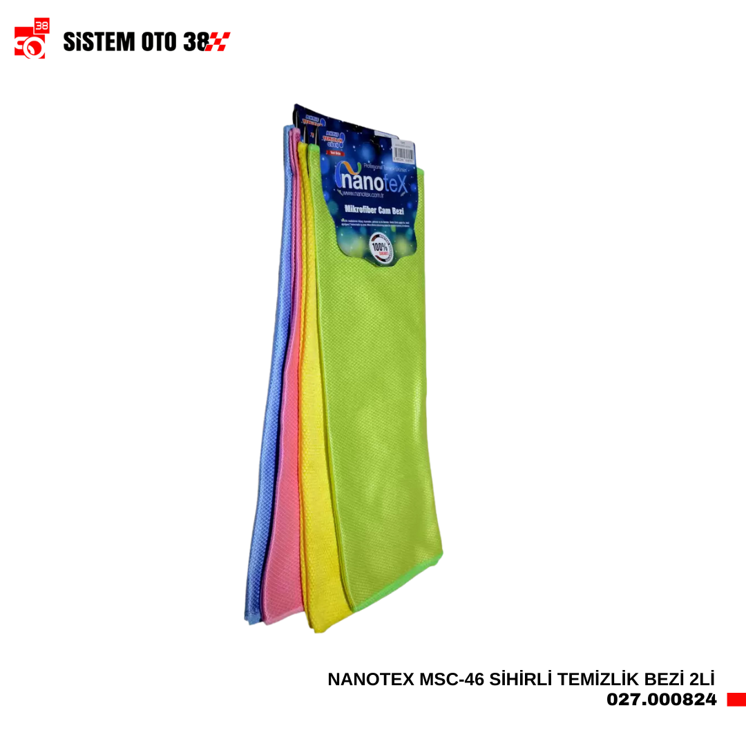 NANOTEX MSC-46 SİHİRLİ TEMİZLİK BEZİ 2Lİ | | KOZMETİK GRUBU
