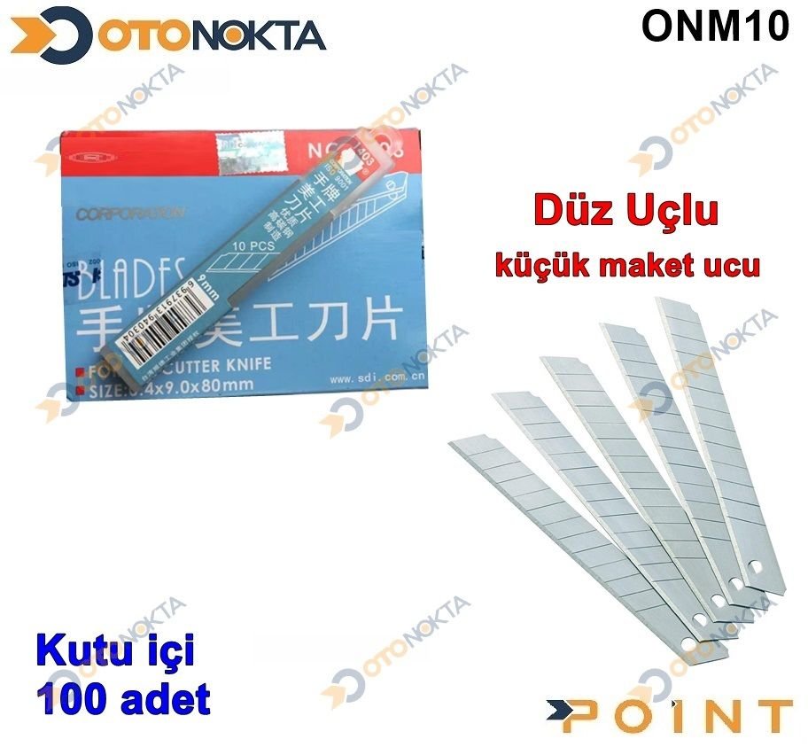 MAKET BICAGI UCU DUZ MAVI UCLU (1PAKET) POINT