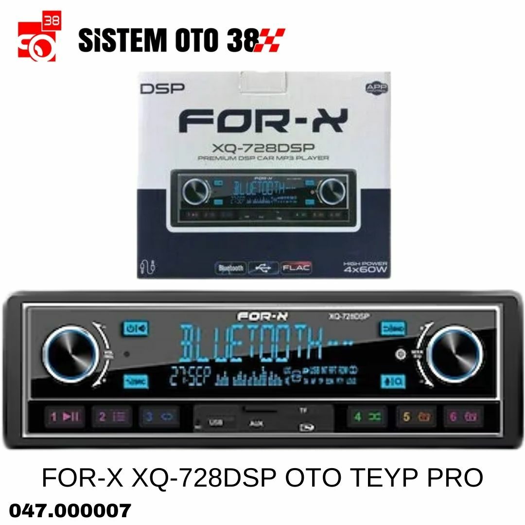 FOR-X XQ-728DSP OTO TEYP PRO | | TEYPLER