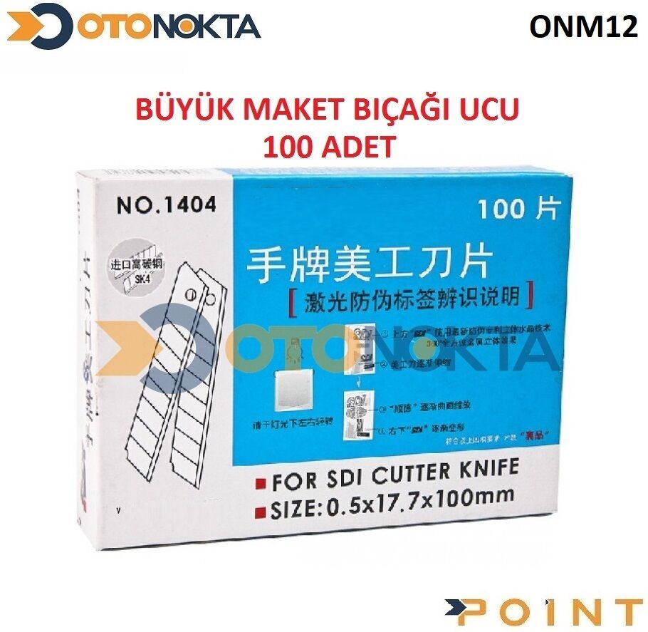 MAKET BICAGI UCU YEDEK BUYUK MAVI POINT