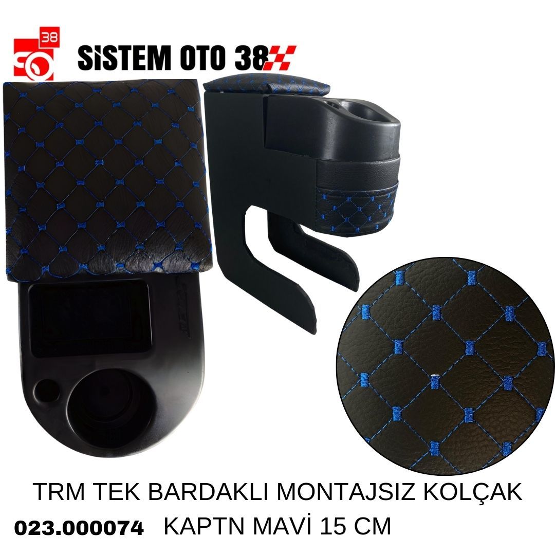 TRM TEK BARDAKLI MONTAJSIZ KOLÇAK KAPTN MAVİ 15 CM | | KOLÇAKLAR