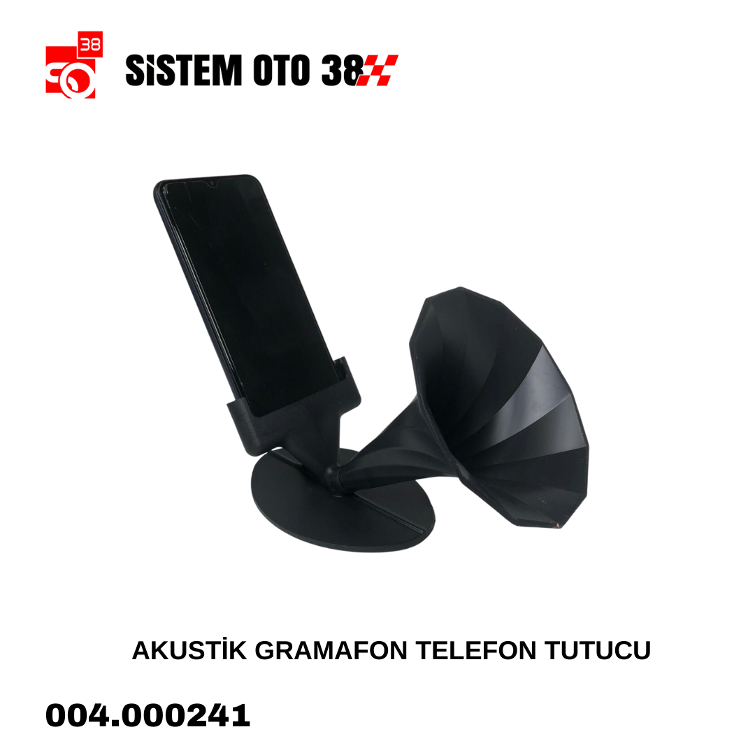 AKUSTİK GRAMAFON TELEFON TUTUCU | | ARAÇ İÇİ AKSESUARLAR