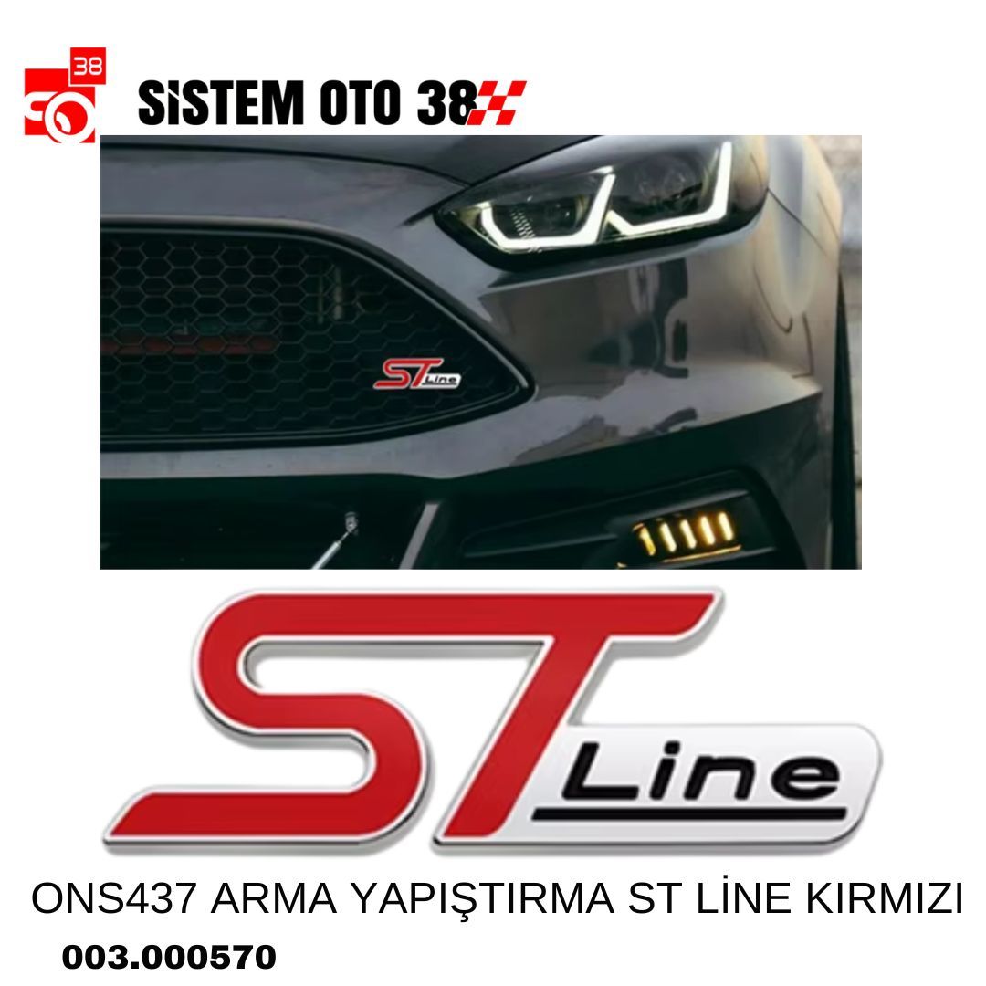 ONS437 ARMA YAPIŞTIRMA ST LİNE KIRMIZI | | ARAÇ DIŞI AKSESUARLAR