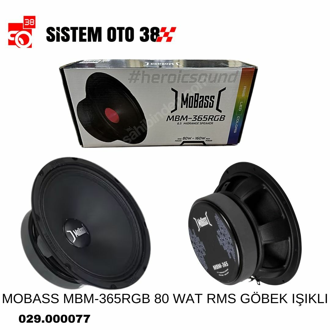 MOBASS MBM-365RGB 80 WAT RMS GÖBEK IŞIKLI | | MİDRANGELER