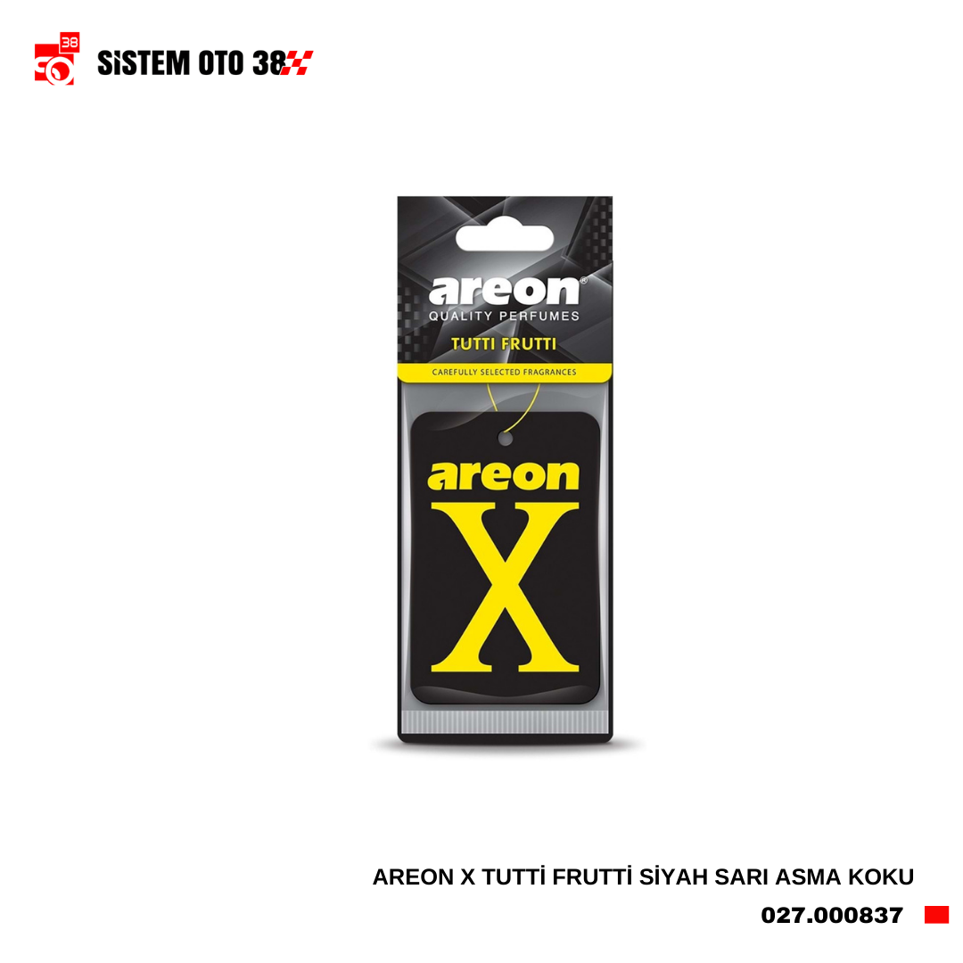 AREON X TUTTİ FRUTTİ SİYAH SARI ASMA KOKU | | KOZMETİK GRUBU