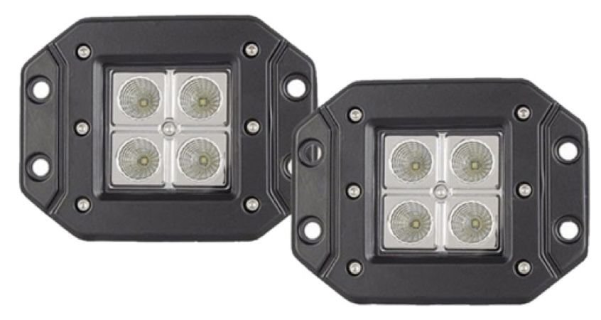 ÇALIŞMA LAMBA 10-30V 12W 4 LED VİDALI | KGN