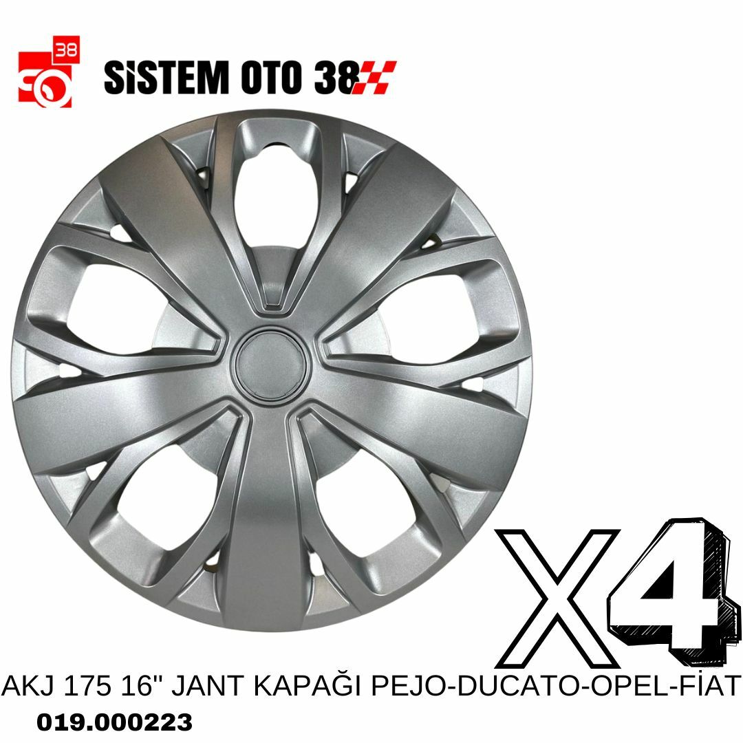AKJ 175 16'' JANT KAPAĞI PEJO-DUCATO-OPEL-FİAT | | JANT KAPAKLARI