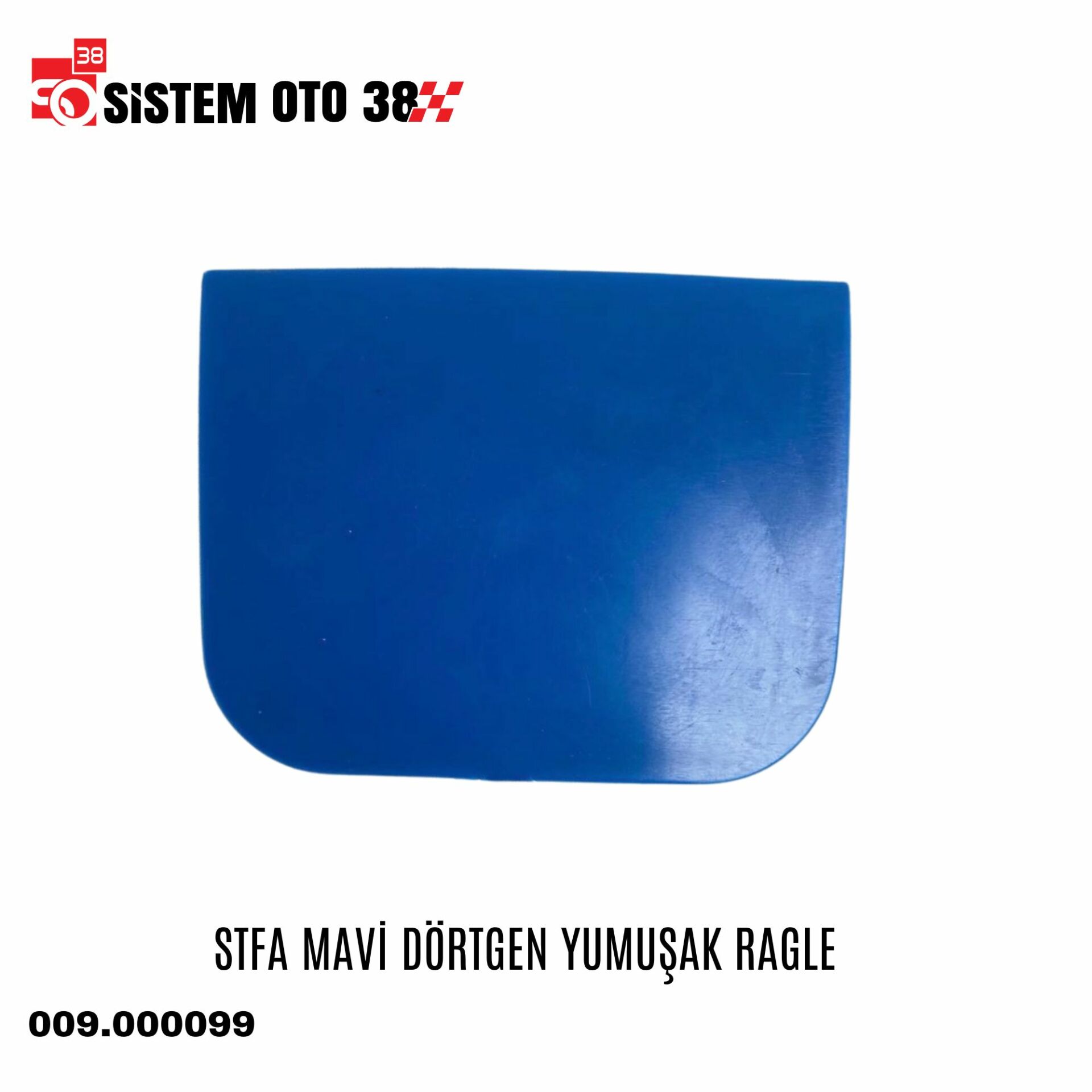STFA MAVİ DÖRTGEN YUMUŞAK RAGLE | | CAM FİLMİ UYG.APARATLARI