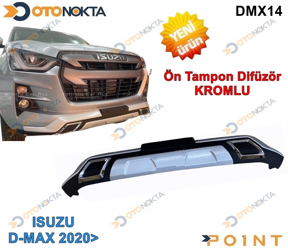 ISUZU D-MAX 2020> ON TAMPON DIFUZORU KROMLU POINT