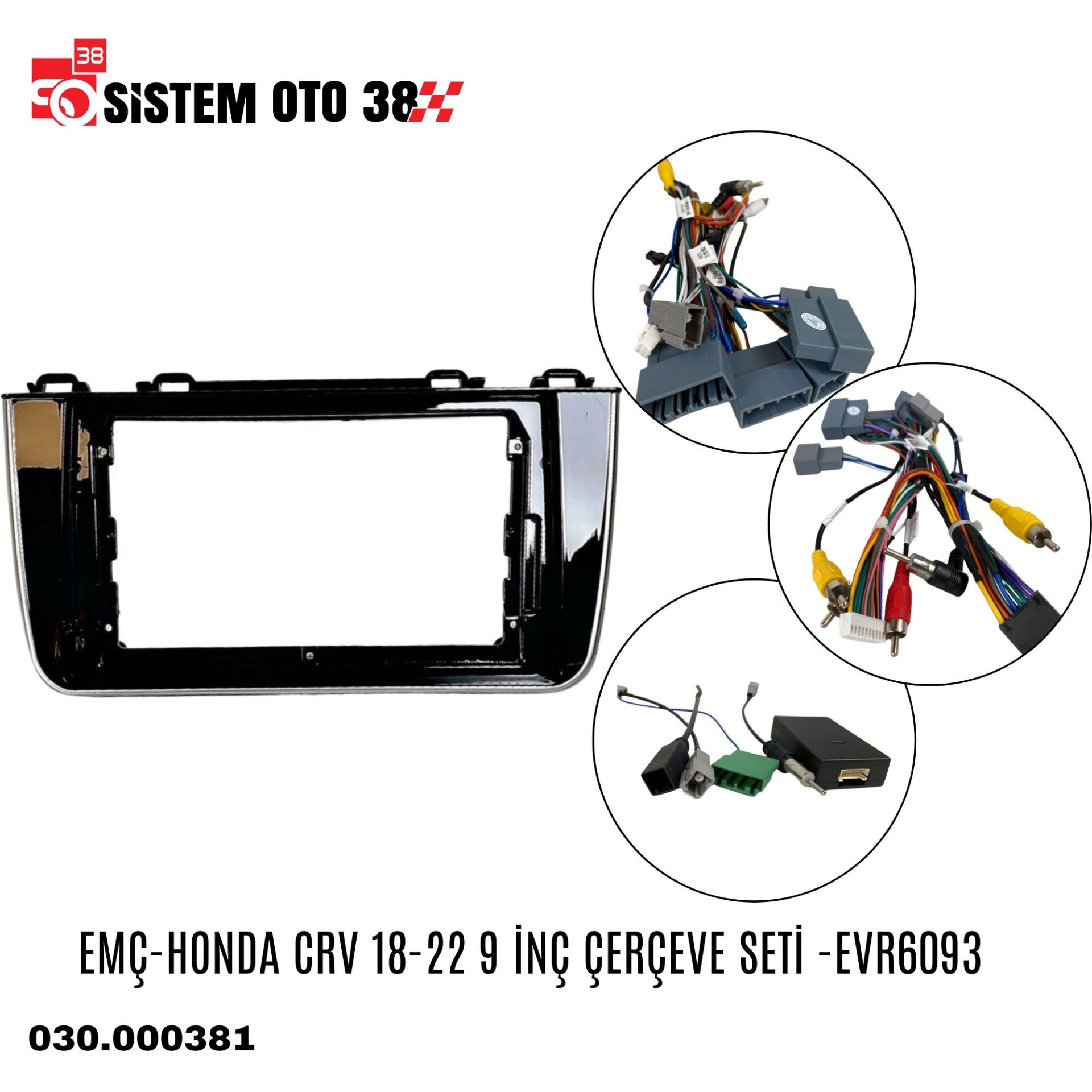 EMÇ-HONDA CRV 18-22 9 İNÇ ÇERÇEVE SETİ -EVR6093 | | MULTİMEDYALAR
