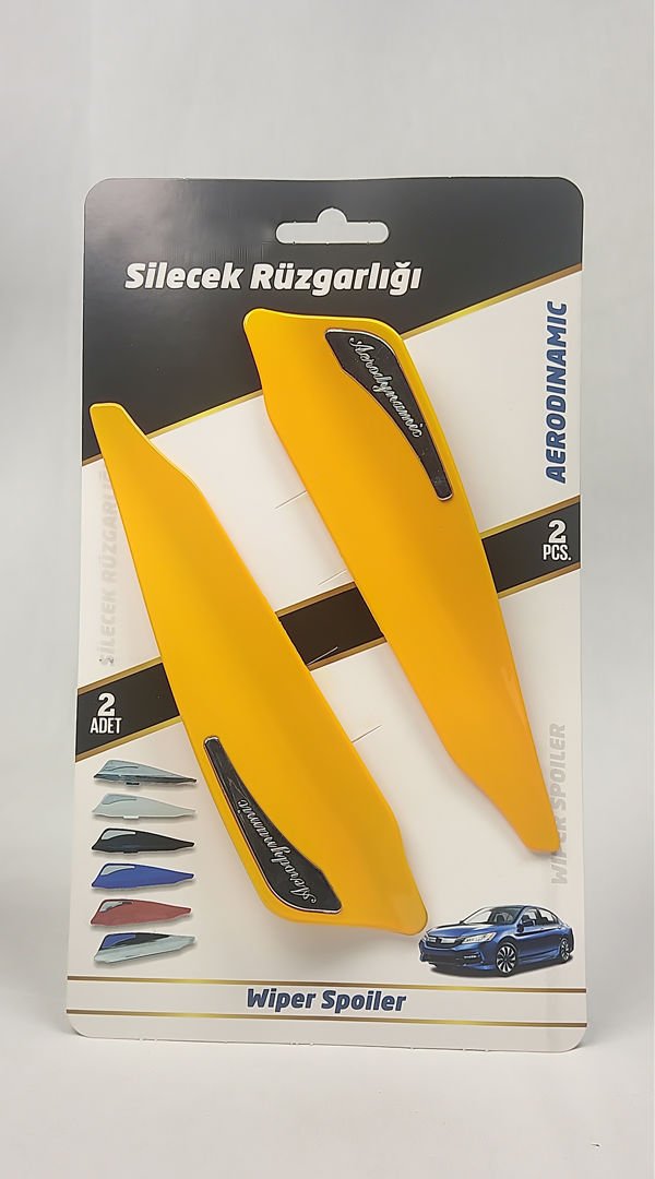 SİLECEK RÜZGARLIĞI SARI RENK-KROM PARÇALI | | ARAÇ DIŞI AKSESUARLAR