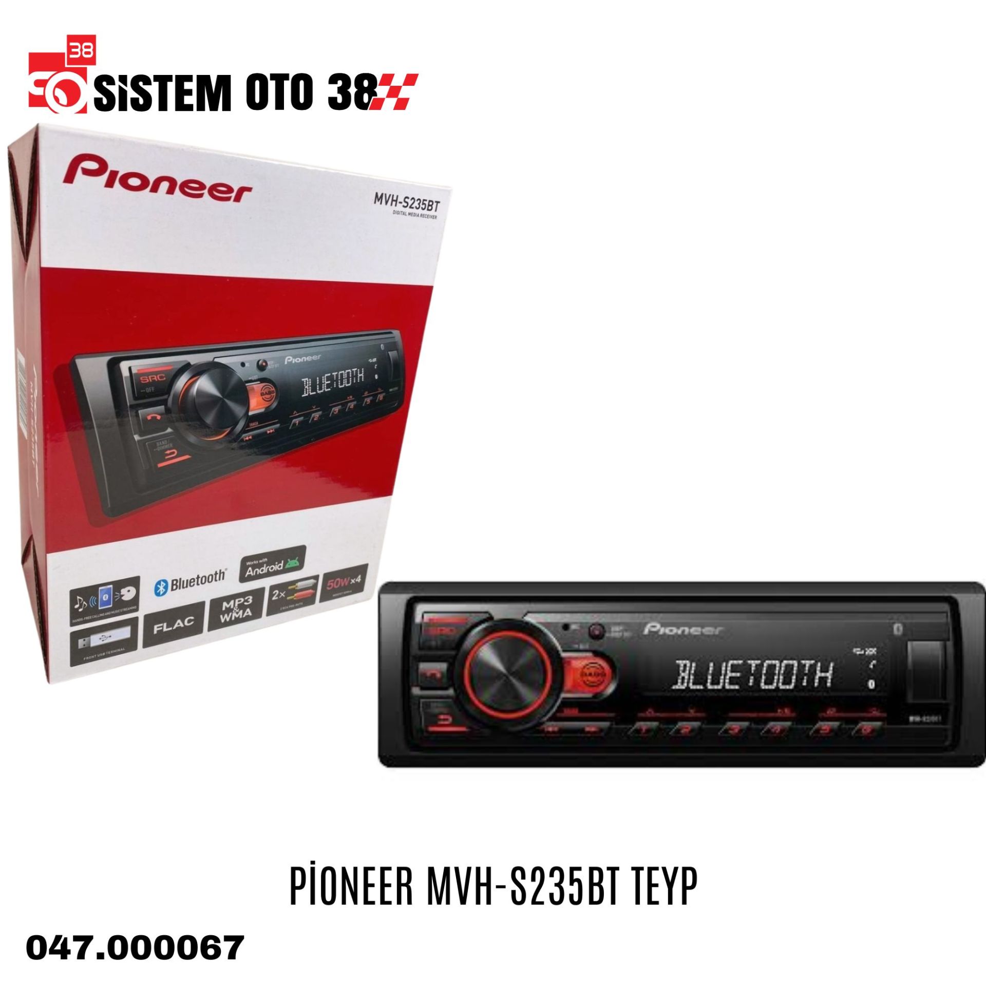 PİONEER MVH-S235BT TEYP | | TEYPLER