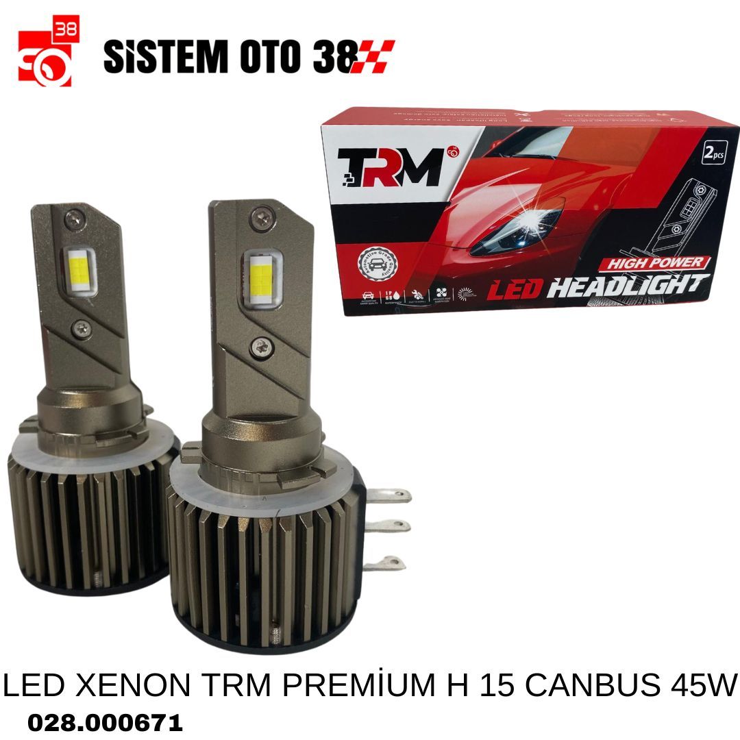 LED XENON TRM PREMİUM H15 CANBUS 45W | | LED XENON