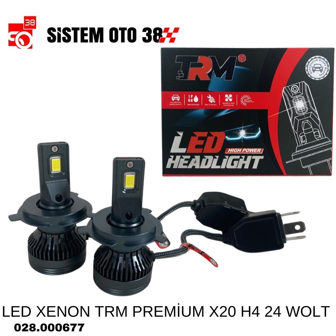 LED XENON TRM PREMİUM X20 H4 24 WOLT | | LED XENON