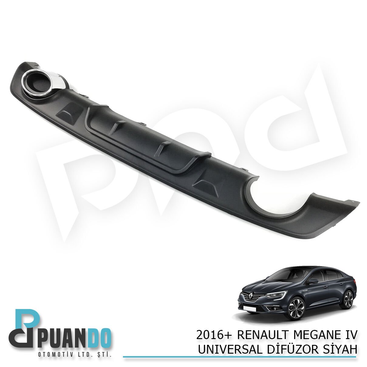 2016+ RENAULT MEGANE IV DIFUZOR SIYAH