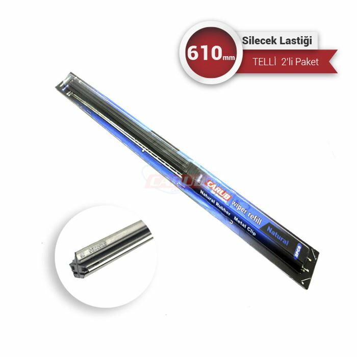 CARUB-610MM SİLECEK LASTİĞİ TELLİ 2Lİ | | SİLECEKLER