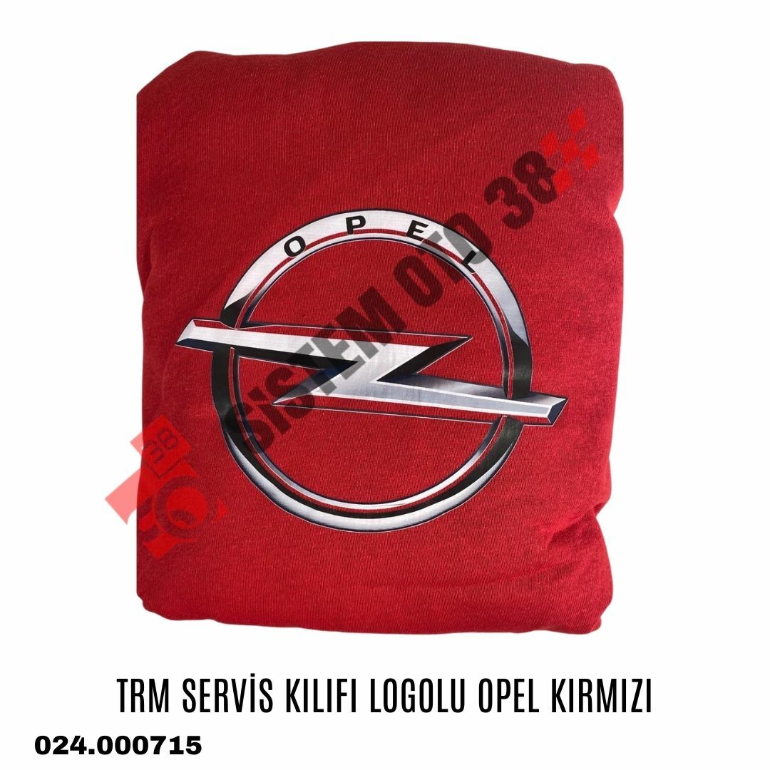 TRM SERVİS KILIFI LOGOLU OPEL KIRMIZI | | KOLTUK KILIF VE MİNDER