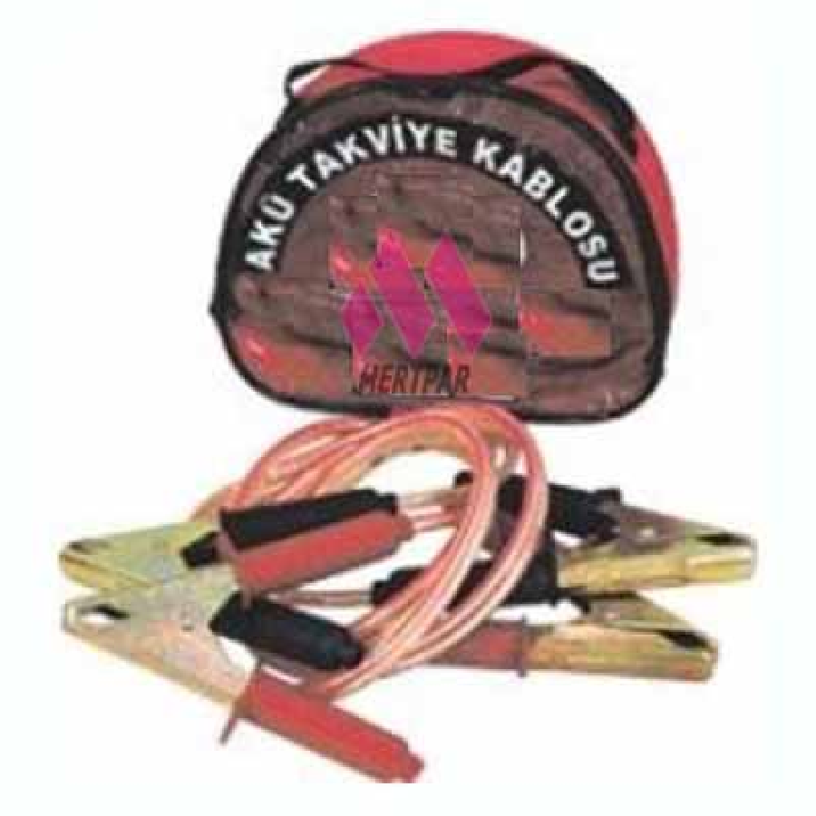 KABLO AKÜ TAKVİYE 600A 8mm ÇANTA TİP TAKIM