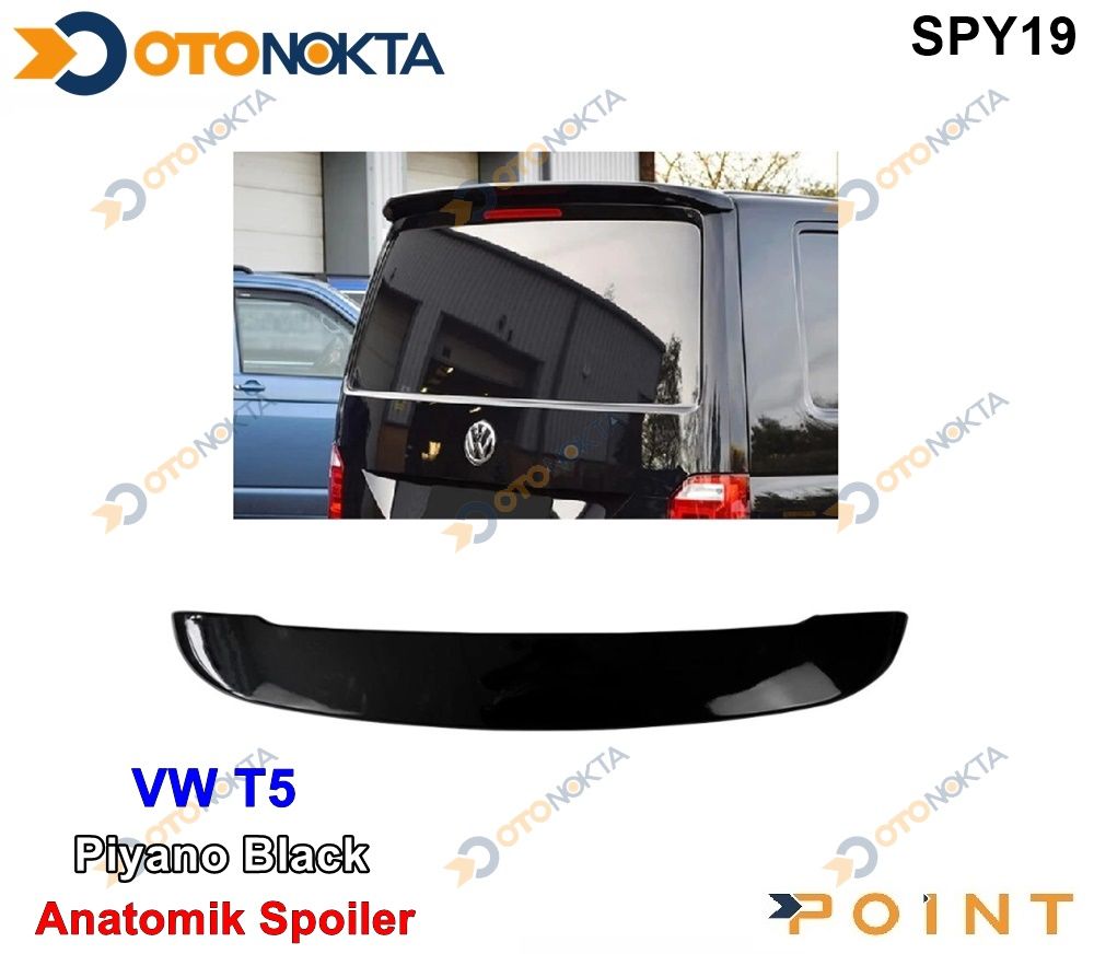 SPOYLER ANATOMIK ASTARLI TICARI VW T5 PIYANO BLACK