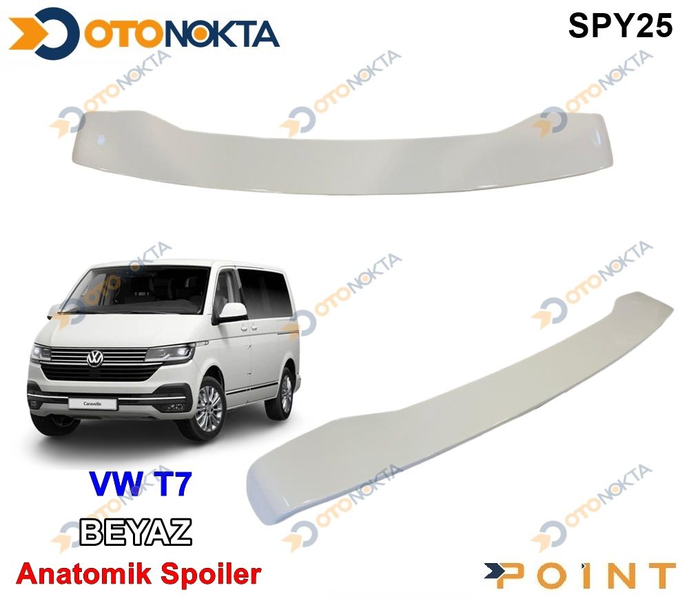 SPOYLER ANATOMIK ASTARLI TICARI VW T7 GENIS BEYAZ
