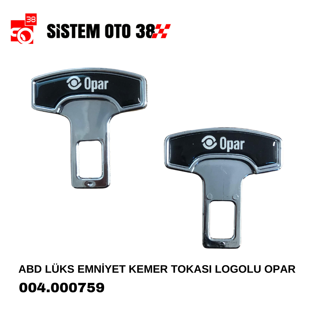 ABD LÜKS EMNİYET KEMER TOKASI LOGOLU OPAR | | ARAÇ İÇİ AKSESUARLAR
