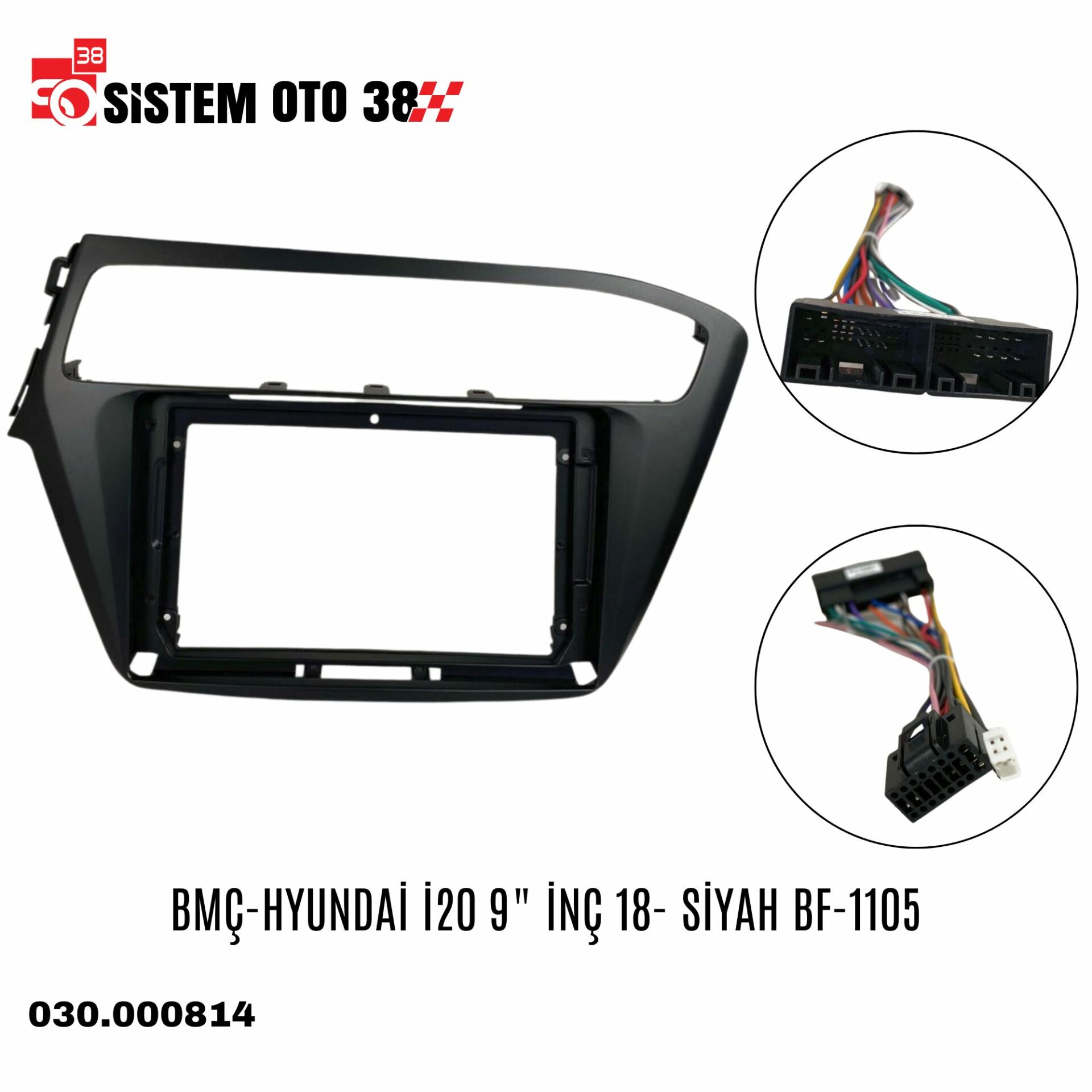 BMÇ-HYUNDAİ İ20 9'' İNÇ 18- SİYAH BF-1105 | | MULTİMEDYALAR
