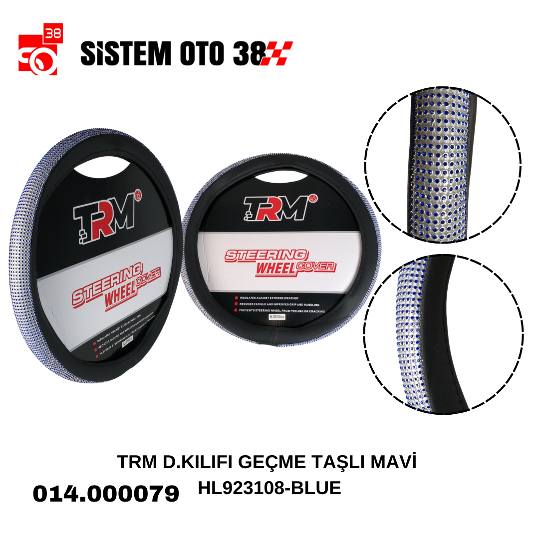 TRM D.KILIFI GEÇME TAŞLI MAVİ HL923108-BLUE | | DİREKSİYON KILIFLARI