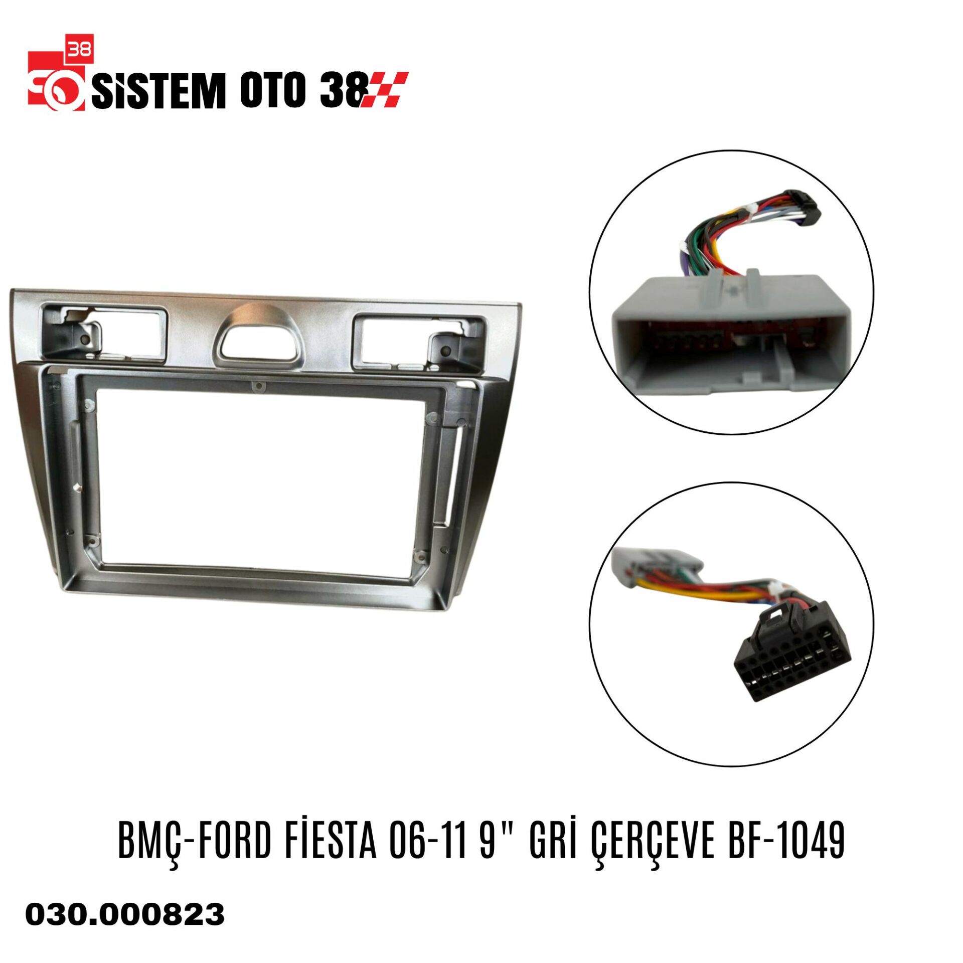 BMÇ-FORD FİESTA 06-11 9'' GRİ ÇERÇEVE BF-1049 | | MULTİMEDYALAR