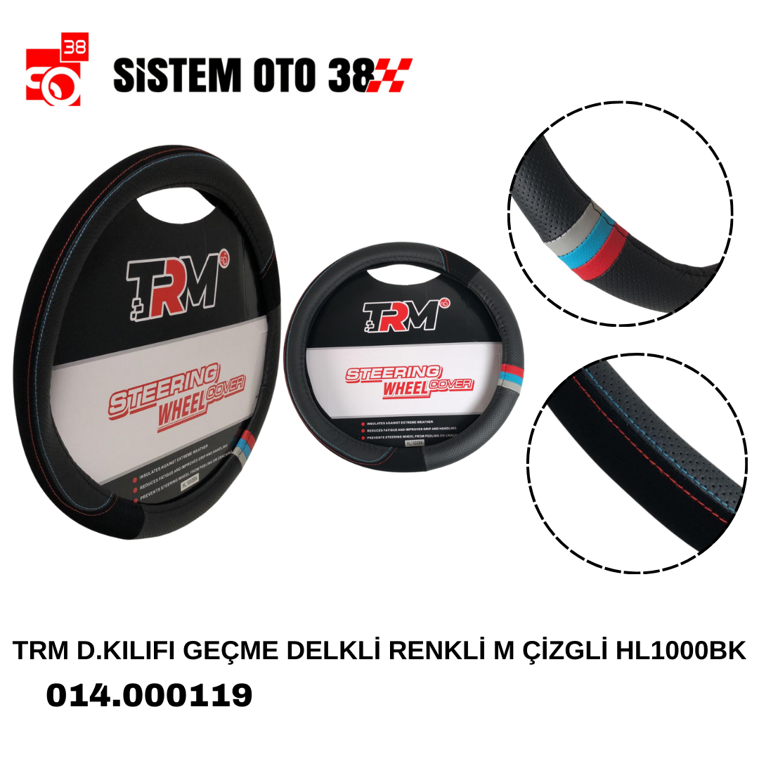 TRM D.KILIFI GEÇME DELKLİ RENKLİ M ÇİZGLİ HL1000BK | | DİREKSİYON KILIFLARI